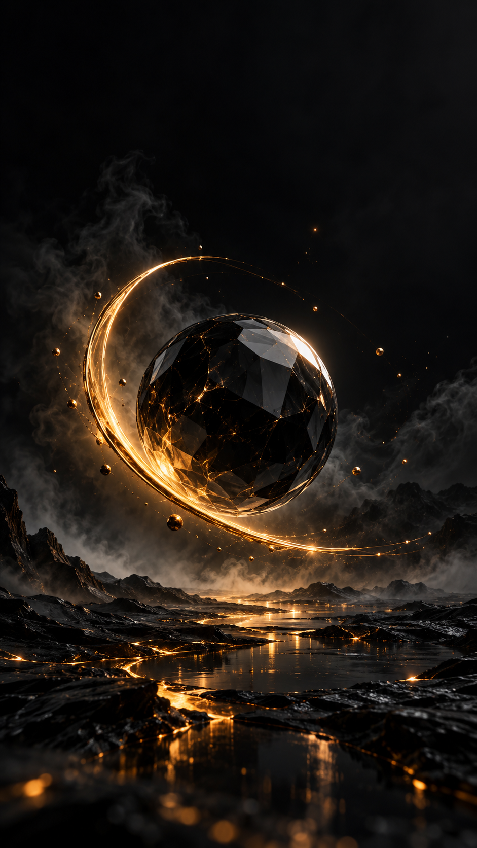 Mobile Wallpaper 4K Ultra HD Black