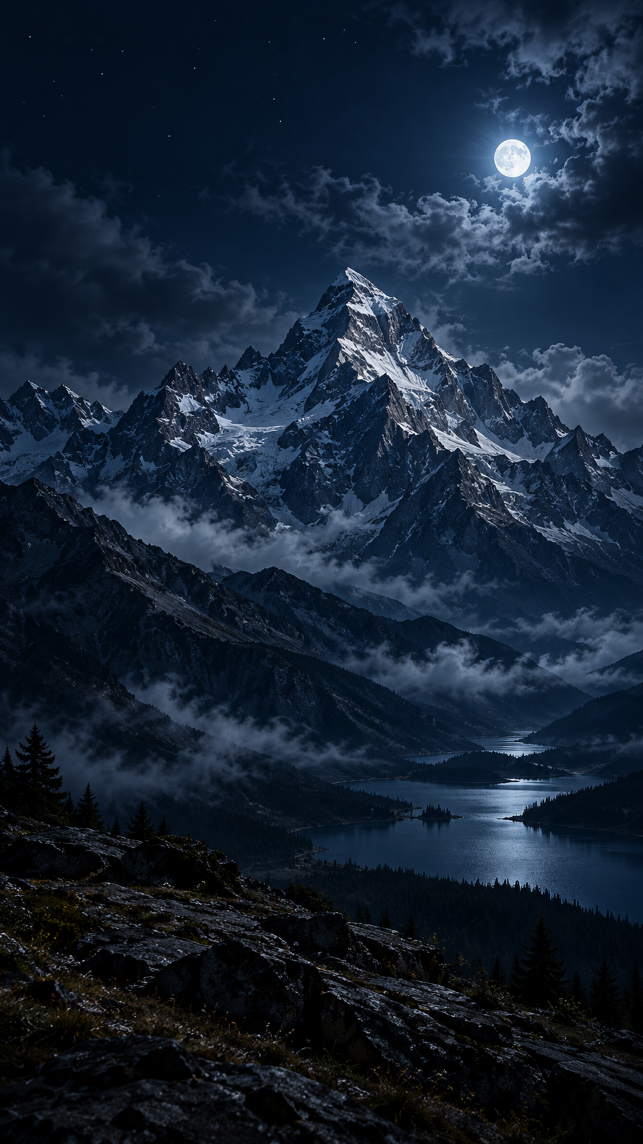 Mountain Wallpaper 4K for PC Dark