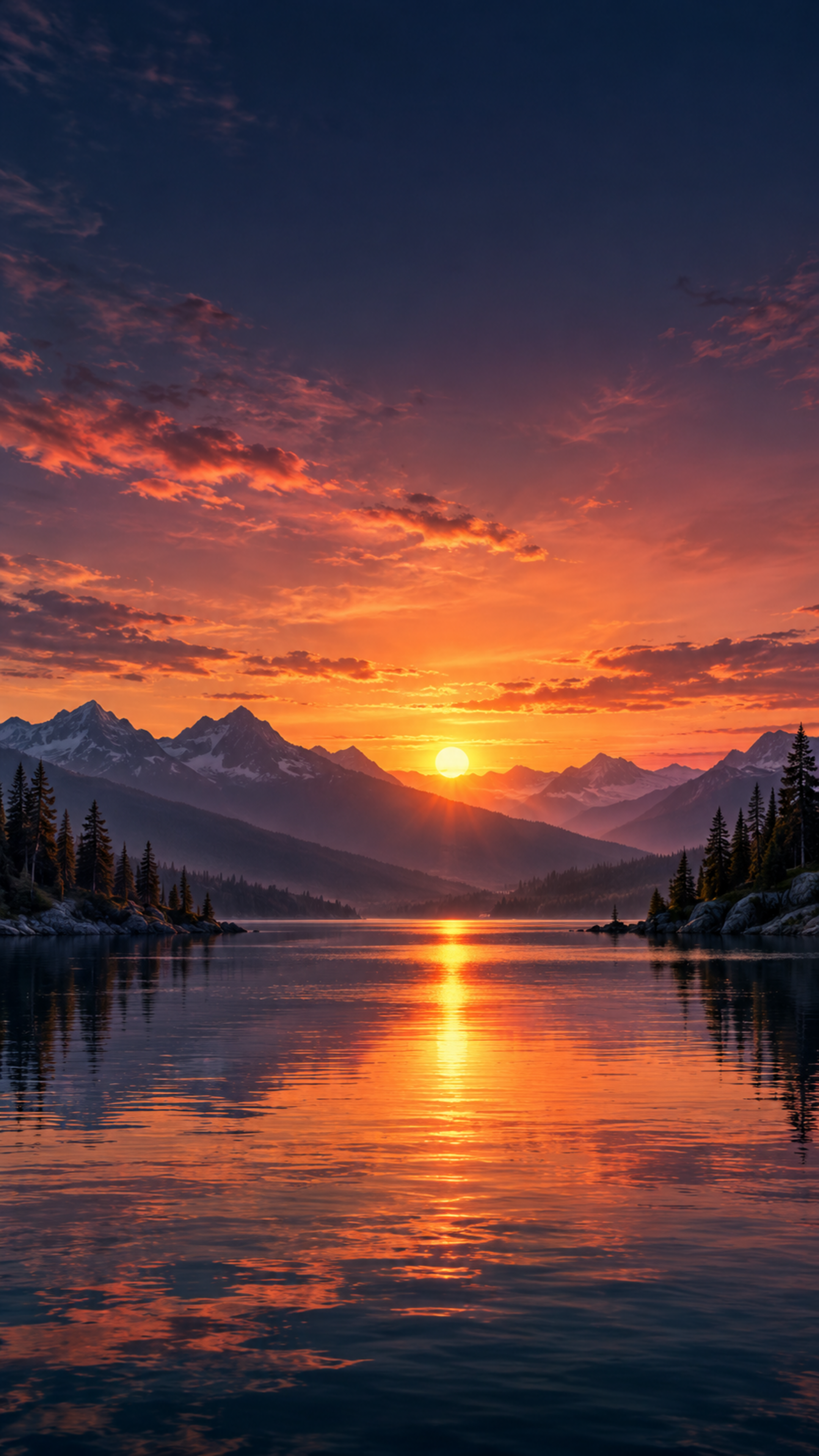 Sunset Wallpaper 4K iPhone